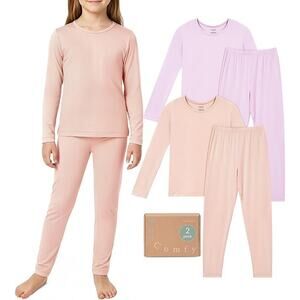 bamboo PurComfy Supersoft Toddler Pajama Set 4 PCS 3T New In Box /retail $49